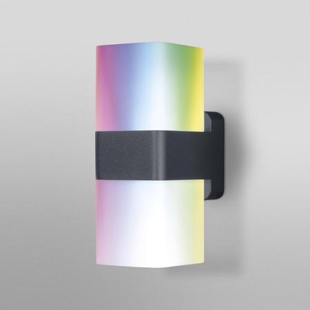 Smarte LED-Gartenwandleuchte 13,5W RGB+W Dunkelgrau SMART+ WiFi CUBE LEDVANCE