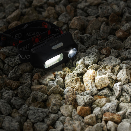 Wiederaufladbare Kopflampe XPE + COB VA0115 Vayox