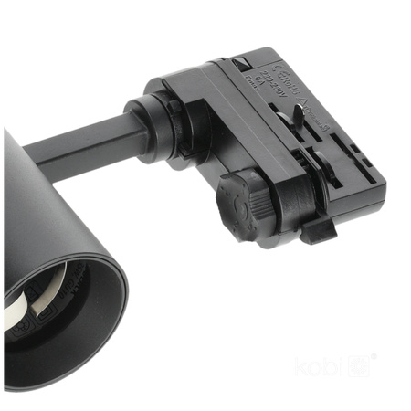 GU10 3-Phasen-Stromschienenstrahler Schwarz Nextrack Kobi