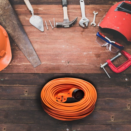 Verlängerungskabel Garten Werkstatt Einzelkabel Universal 2x1mm 30m ELGOTECH