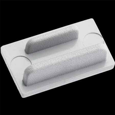 Endkappe für Aufputzprofil KM35, voll Kunststoff Grau LUMILED