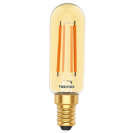 LED-Lampe E14 T25 4.5W = 25W 400lm 2200K Warm Filament Amber TOSHIBA