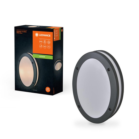 LED E27 IP65 IK06 Grau Endura Ledvance Gartenleuchte für draußen