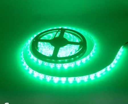 LED-Streifen 12V 24W 300LED Grün 8mm 5m ECOLIGHT
