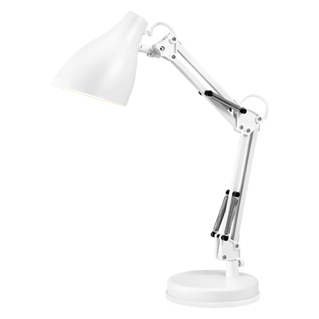 Tischlampe Schreibtisch Stand Einstellbar E27 Weiß USB-C Büro Linie Ledvance