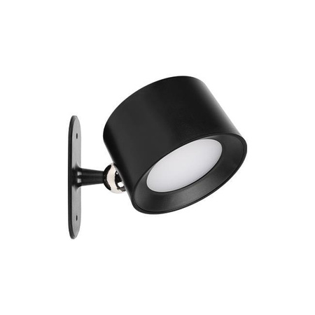 LED-Wandleuchte Einstellbarer Magnet 1W 180lm 3000/4000/6500K CCT 120° Dimmbar Schwarz Rino Masterled