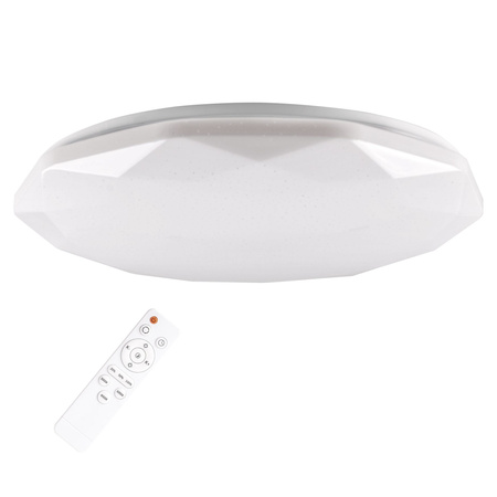 Plafond LED-Deckenleuchte 72W 8000lm CCT 120° Weiß IP44 Pilot Dimmbar Galaxy Sanico Goldlux