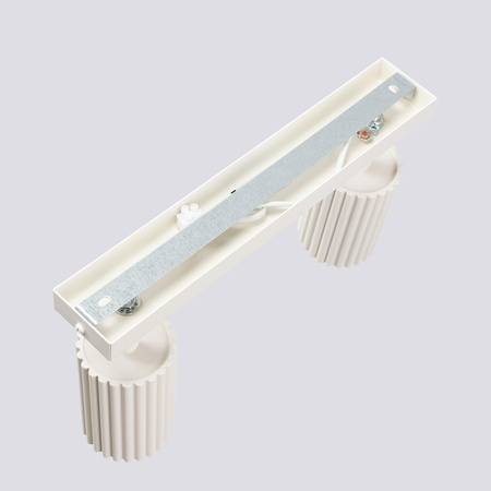 Tuba Spot Reflektor Deckenleuchte 2x GU10 Beige Carbon Deep Space SL.1599 Sollux