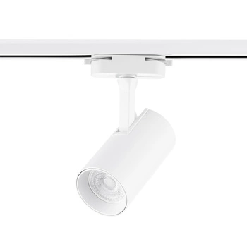GU10WHITE Stromschienenstrahler für einphasige Stromschienen Verstellbare Stromschienenbefestigung SPOT Lampe