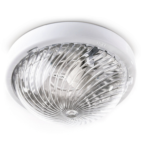 LED-Deckenleuchte Aufbaumontage WEGA PC 75W IP44 Weiß KOBI