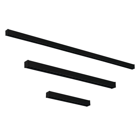 LED-Deckenleuchte 33W 170cm 4752lm 3000K Warm 90° Anbaumontage Schwarz KANLUX