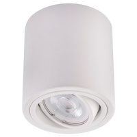 Aufbauleuchte HALOGEN Aluminium Weiß SPOT TUBE 10cm für LED GU10 Bellalux