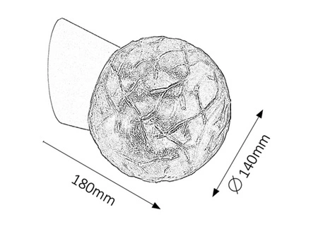 Wandleuchte LED E27 Weiß Classic Grace 2432 Rabalux