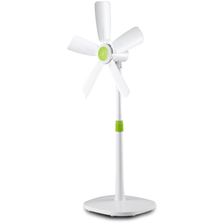 Standventilator Luftzirkulator Bodenventilator leise weiß und grün