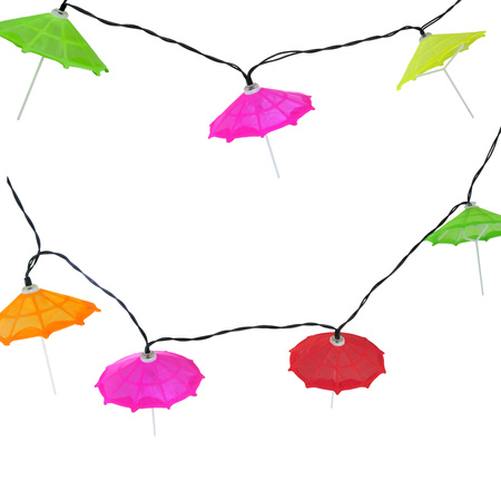 Solar LED PARASOLS Gartengirlande 6500K mehrfarbig GOLDLUX (Polux) 5901508311559