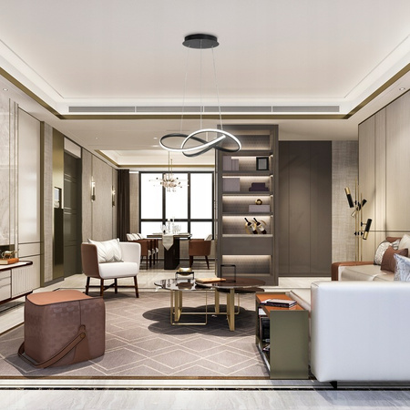 LED Decke Pendelleuchte 30W 2300lm 4000K Neutral Schwarz Matt Tavi Masterled