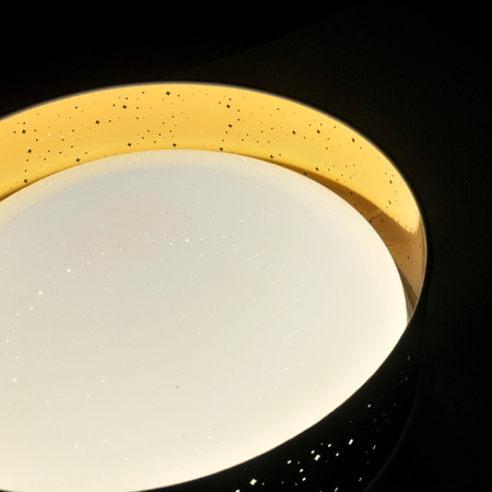 Deckenleuchte LED PLAFON Lampe TULUZA 24W 2600lm 4000K 40cm Taupe GOLDLUX (Polux)