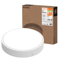 LED-Wandleuchte für den Außenbereich 18W 2280lm 3000/4000K IP65 Weiß mit Notfallmodul mit Bewegungs- und Dämmerungssensor Ledvance