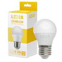 LED-Lampe E14 Ball 9W 806lm 3000K Warm 180° LED2B Kobi