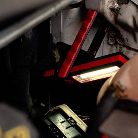 Wiederaufladbare Werkstatt-Taschenlampe Klappbarer Magnet COB + LED VA0101 Vayox