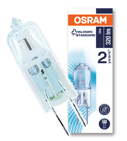 Halogenlampe G4-Kapsel 20W 320lm 12 V Halostar-Ofen OSRAM