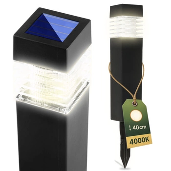 Solar-LED-Lampe, Solar Gartenleuchte 40cm NARIS LUMILED