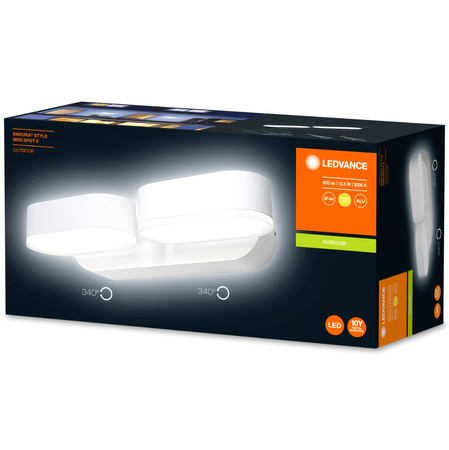 Wandleuchte Außenfassadenleuchte beweglich 13W 800lm 3000K Endura Style Mini Spot LEDVANCE