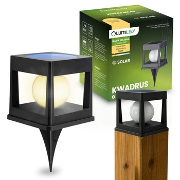 LED KWADRUS Solar Garten Lampe Angetrieben Outdoor Sphere 3000K LUMILED