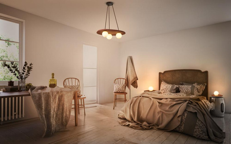 Dekor G9 Braun Lehm Dekor Decke Pendelleuchte Ledvance