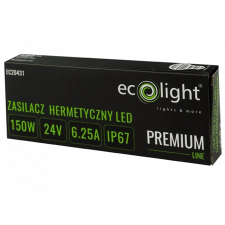LED-Netzteil IP67 150W 24V Premium Ecolight