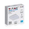Plafond LED Deckenleuchte 25W 6400K 2500lm SAMSUNG CHIP Square VT-8066 V-TAC
