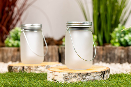 Garten Laterne LED Solar Dekorativ Krug Flamme 13cm