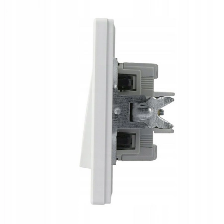 Doppelter Treppenschalter mit Rahmen Einbau SCHNEIDER ASFORA