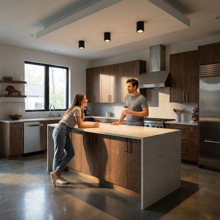 Aufbauleuchte E27, Aufbauspot Runde Tube Schwarz Fest APUS 10 LUMILED