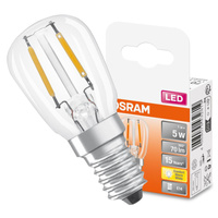 LED-Lampe E14 T26 1.6W = 5W 50lm 2400K Warm 320° Glühfaden OSRAM Parathom