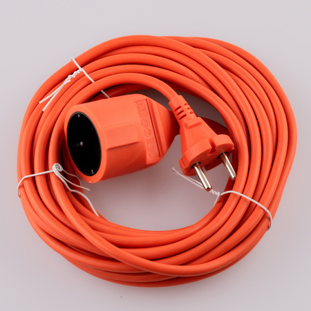 Garten Verlängerungskabel Konstruktion Single 1 Sockel 10m Orange Cord GRIDEN Lumiled