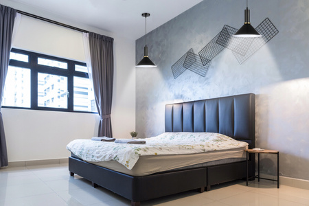 Masterled E27 Schwarz Weiß Kupfer Olena Hängeleuchte