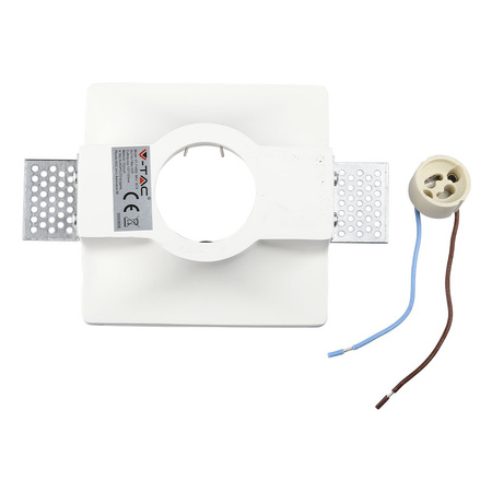 Deckenleuchte Unterputz GU10 quadratisch weiß VT-714 V-TAC