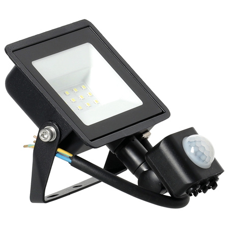 LED-Flutlicht Halogen 30W 2505lm 4000K IP65 Schwarz Bewegungsmelder MH Kobi