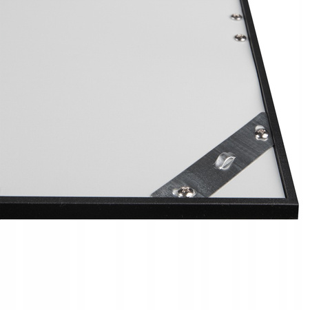 LED-Panel-Deckenleuchte 40W 3200lm 4000K Neutral abgependelt Quadrat Schwarz Lumio Masterled