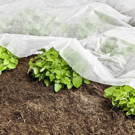 Agrotextil-Federabdeckung 1,1 x 5m 17 g Weiß