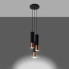 LOOPEZ 3P Hängeleuchte 3xGU10 Elegant Schwarz-Kupfer SOLLUX