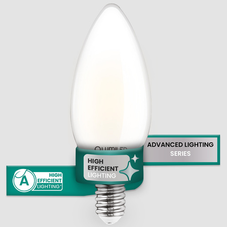 10x LED-Lampe E14 Kerze B35 2.2W 470lm = 40W 2700K warmweiß 360° Filament Energieklasse A LUMILED