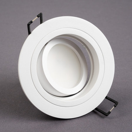 Einbaustrahler GU10, MR16 Einbauspot HALOGEN Runde beweglich Weiß CASSIO LUMILED