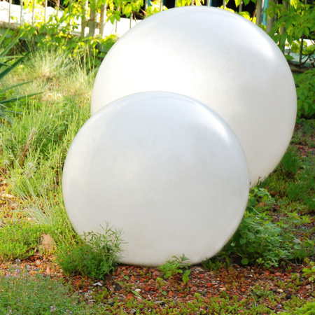 LED Solarbetriebene Gartenlampe RGB Bodenkugel 20cm + Fernsteuerung