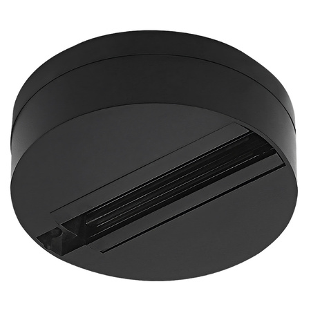 Gerader Steckverbinder für 1-Phasen-Stromschienen-System Schwarz LUMILED