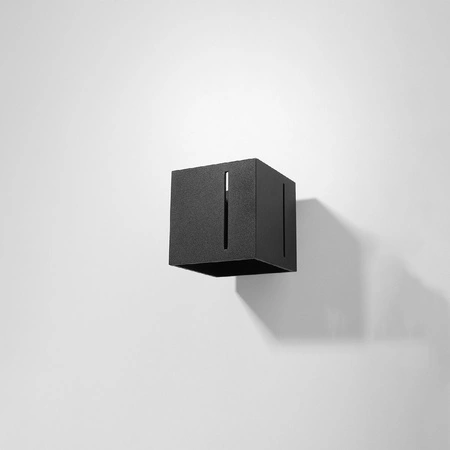 LED PIXAR G9Wandleuchte Upstairs Downstairs Cube Schwarz SOLLUX