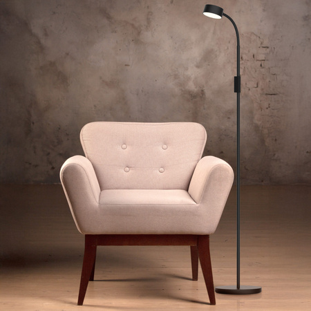 LED Stehleuchte 3W 400lm CCT Schwarz Dimmbar Bruno Sanico Goldlux