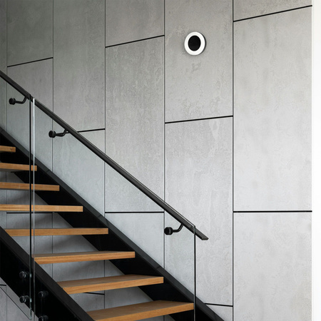 Plafond LED-Lampe 15W 1125lm 5000K Neutral 120° IP65 IK07 Anbaumontage Schwarz VIDEX