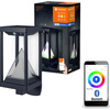 Intelligente Solar-Gartenwandleuchte 6W 400lm RGB+W SMART+ BLUETOOTH LEDVANCE